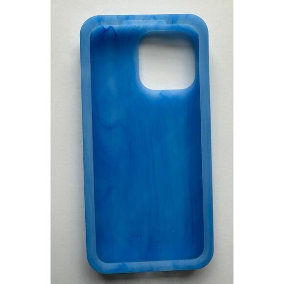 Bottega Veneta Intrecciato iPhone 14 Pro Max Case Blue/Mix Color
